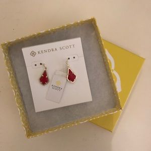Kendra Scott Red Small Earrings